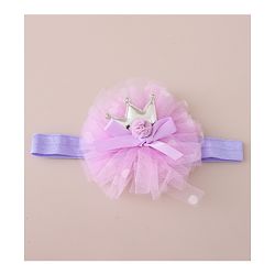 Babyhug Free Size Headbands Floral & Crown  Applique  Pack of 3- Multicolor