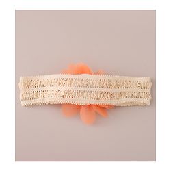Babyhug Headbands with Floral Applique Free Size Pack of 2 - Orange & Dark Pink