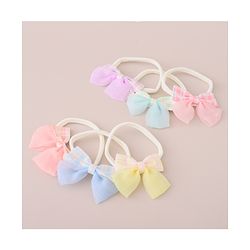 Babyhug Headbands with Bow Applique Free Size Pack of 6 - Multicolor