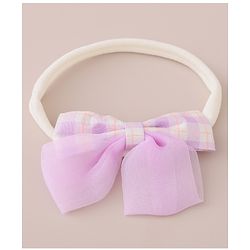 Babyhug Headbands with Bow Applique Free Size Pack of 6 - Multicolor