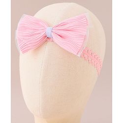 Babyhug Free Size Headbands With Bow & Floral Applique Pack of 3 - Multicolor