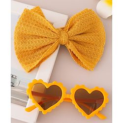 Babyhug Free Size Headband & Sunglasses - Light Orange
