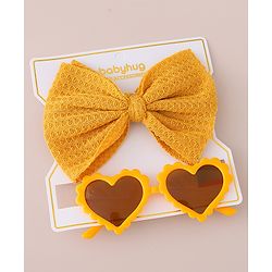 Babyhug Free Size Headband & Sunglasses - Light Orange