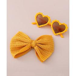 Babyhug Free Size Headband & Sunglasses - Light Orange