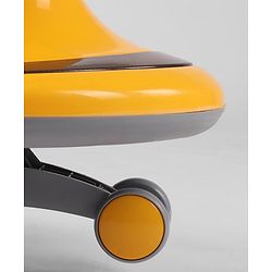 Babyhug Orbit Swing Car with Light & Music - Yellow| Easy to Handle| Built for Rough Play| Encourages Physical Activity| Fully Assembled| For Kids of 1 to 6 years| Sport Gift