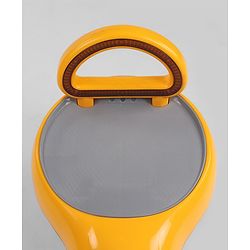 Babyhug Orbit Swing Car with Light & Music - Yellow| Easy to Handle| Built for Rough Play| Encourages Physical Activity| Fully Assembled| For Kids of 1 to 6 years| Sport Gift