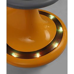 Babyhug Orbit Swing Car with Light & Music - Yellow| Easy to Handle| Built for Rough Play| Encourages Physical Activity| Fully Assembled| For Kids of 1 to 6 years| Sport Gift