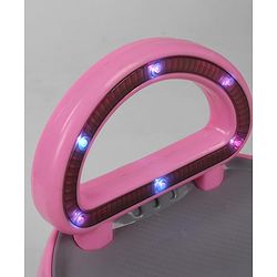 Babyhug Orbit Swing Car with Light & Music - Pink