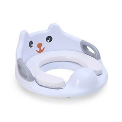 Babyhug Potty Seat With Handle & Backrest - White