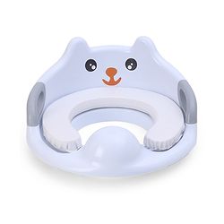 Babyhug Potty Seat With Handle & Backrest - White
