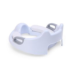 Babyhug Potty Seat With Handle & Backrest - White