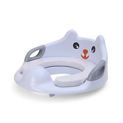 Babyhug Potty Seat With Handle & Backrest - White