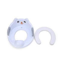 Babyhug Potty Seat With Handle & Backrest - White