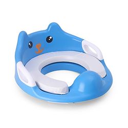 Babyhug Potty Seat With Handle & Backrest - White