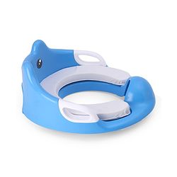 Babyhug Potty Seat With Handle & Backrest - White