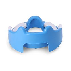 Babyhug Potty Seat With Handle & Backrest - White