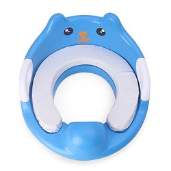 Babyhug Potty Seat With Handle & Backrest - White