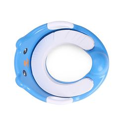 Babyhug Potty Seat With Handle & Backrest - White
