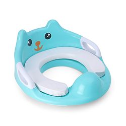 Babyhug Potty Seat With Handle & Backrest - White