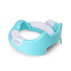 Babyhug Potty Seat With Handle & Backrest - White