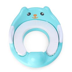 Babyhug Potty Seat With Handle & Backrest - White