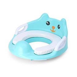 Babyhug Potty Seat With Handle & Backrest - White