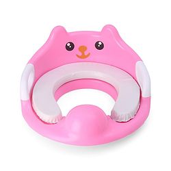 Babyhug Potty Seat With Handle & Backrest - White
