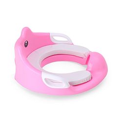 Babyhug Potty Seat With Handle & Backrest - White