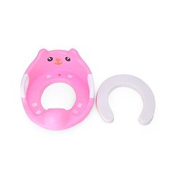 Babyhug Potty Seat With Handle & Backrest - White