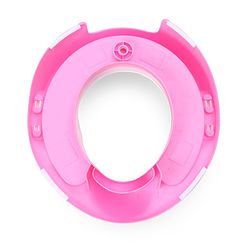 Babyhug Potty Seat With Handle & Backrest - White
