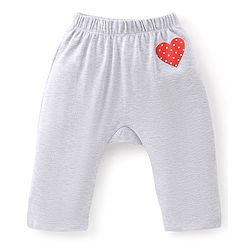 Babyhug Cotton Knit Full Length Diaper Pants Floral Print Pack Of 3 - Multicolour