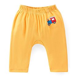 Babyhug Single Jersey Knit Full Length Diaper Legging Toy Train Print Pack Of 3 - Multicolor