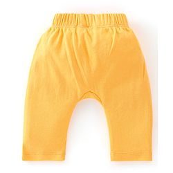 Babyhug Single Jersey Knit Full Length Diaper Legging Toy Train Print Pack Of 3 - Multicolor
