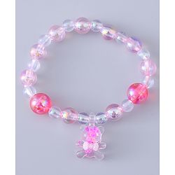 Babyhug Analog Watch with Bracelets & Floral Print- Pink