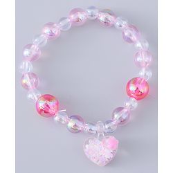 Babyhug Analog Watch with Bracelets & Floral Print- Pink