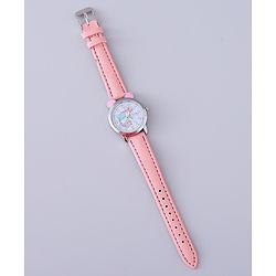 Babyhug Analog Watch with Bracelets & Mermaid Print - Multicolor