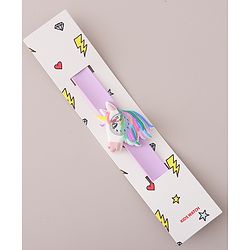 Babyhug Analog Watch with Unicorn Theme- Violet