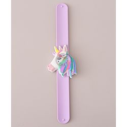 Babyhug Analog Watch with Unicorn Theme- Violet