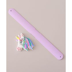 Babyhug Analog Watch with Unicorn Theme- Violet