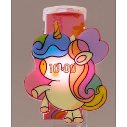 Babyhug Digital Watch with Unicorn Print - Pink