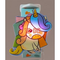 Babyhug Digital Watch with Unicorn Print - Green