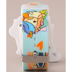 Babyhug Digital Watch with Unicorn Print - Pink