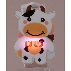 Babyhug Digital Watch with Cow Theme- Light Brown