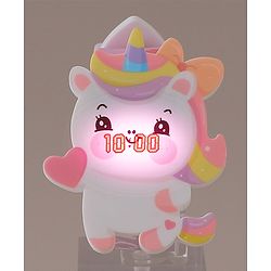 Babyhug Digital Watch with Unicorn Theme- Pink