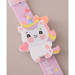 Babyhug Digital Watch with Unicorn Theme- Pink