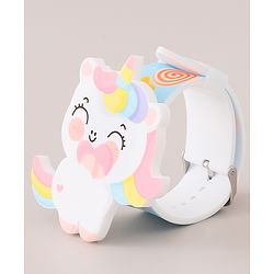 Babyhug Digital Watch with Unicorn Theme- Blue
