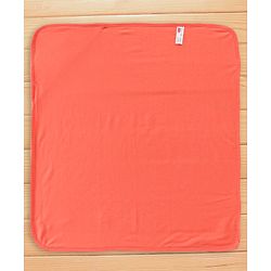 Babyhug Knit Terry Towel with Hood Bear Print L 76.2 X B 76.2 cm - Orange