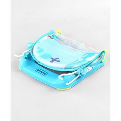 Babyhug Anti Slip Baby Bather with Aqua Print- Blue
