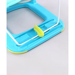 Babyhug Anti Slip Baby Bather with Aqua Print- Blue
