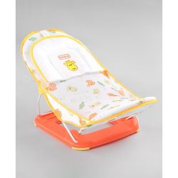 Babyhug Anti Slip Baby Bather Small with Animal Print- Orange